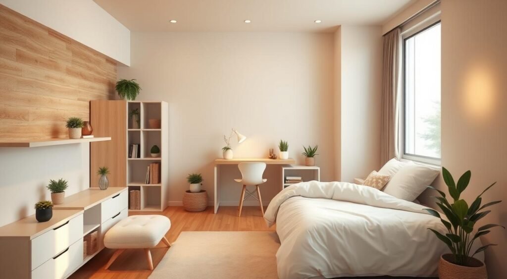 Decoração de quarto pequeno