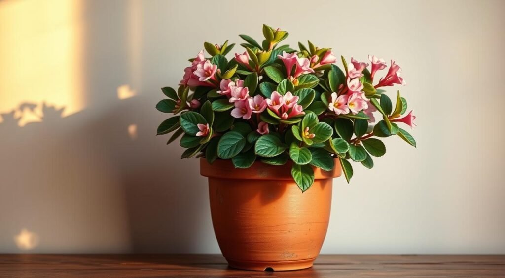 Vaso e substrato para Kalanchoe Vaso e substrato para Kalanchoe