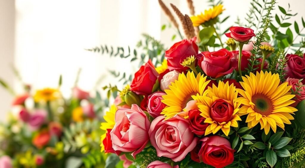 arranjos florais harmonizados