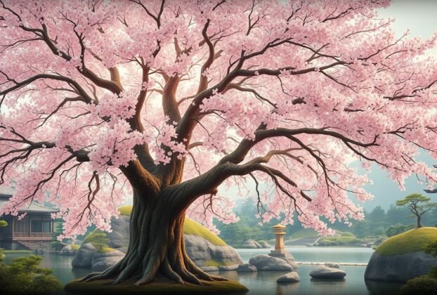 arvore flor de cerejeira