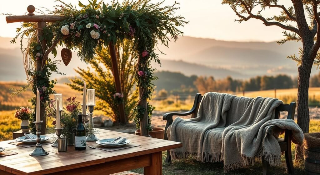 decoração casamento rústico