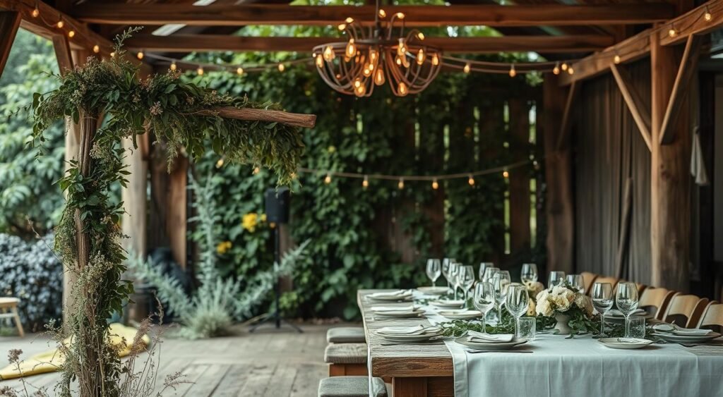 decoração casamento rústico