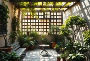 jardim para espaços pequenos