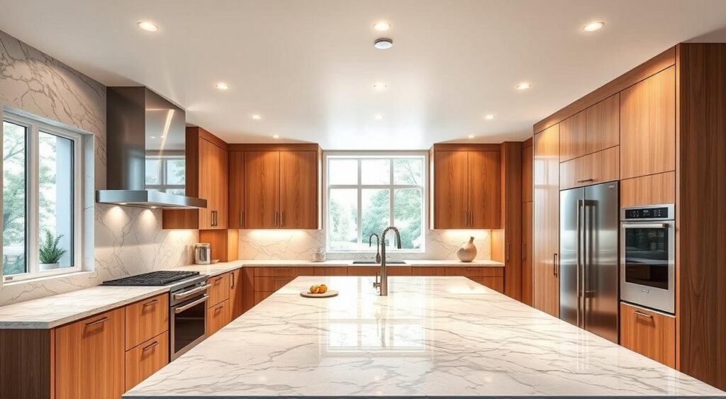 planejamento de cozinha elegante