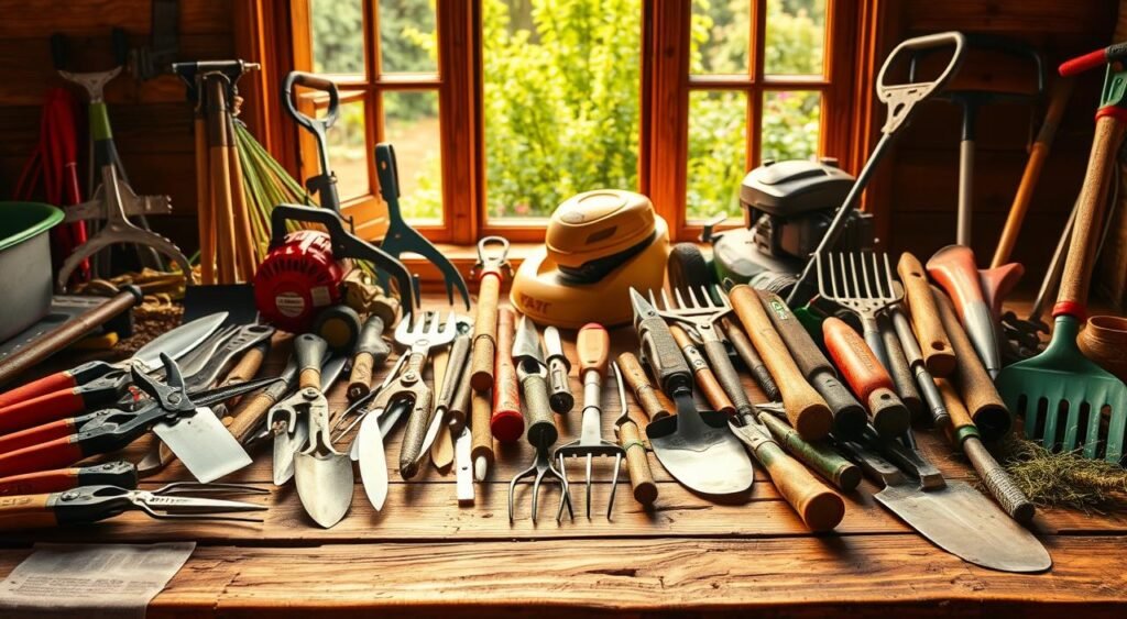 tipos de ferramenta para jardim